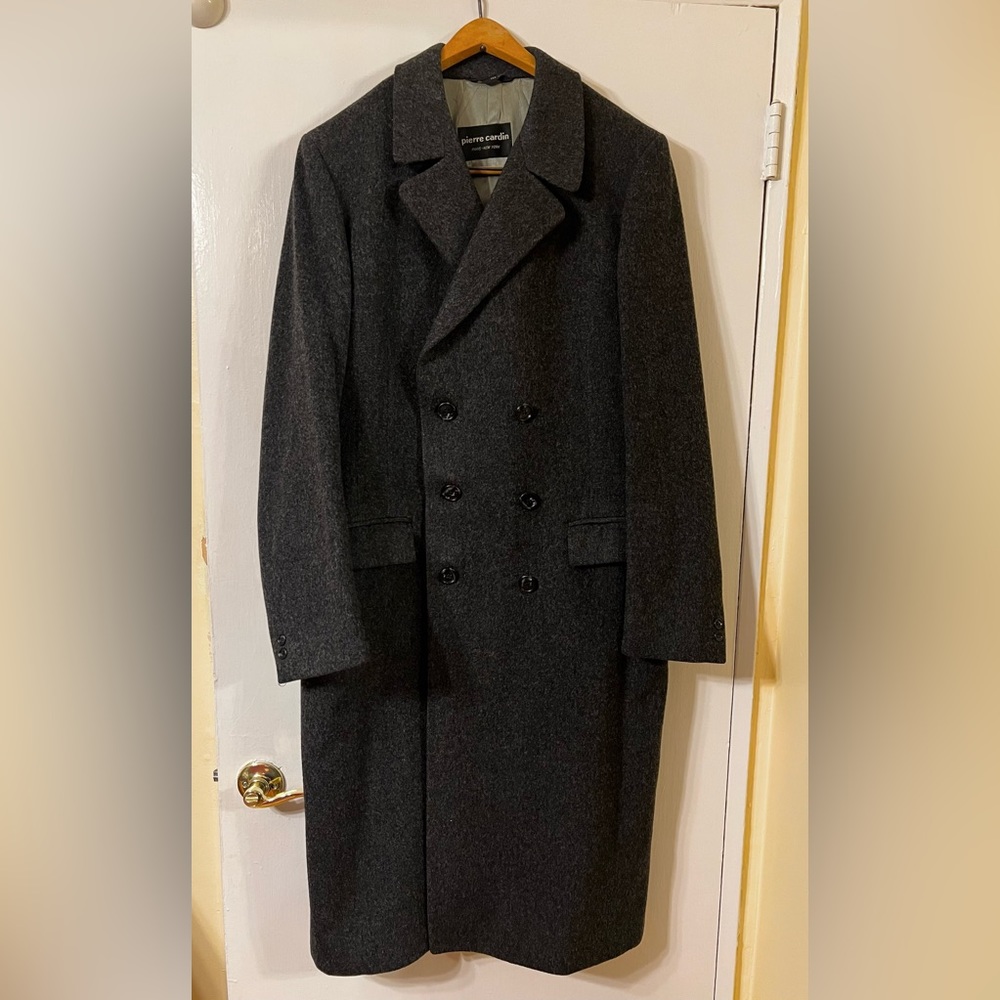 Pierre Cardin 100% Wool Overcoat
